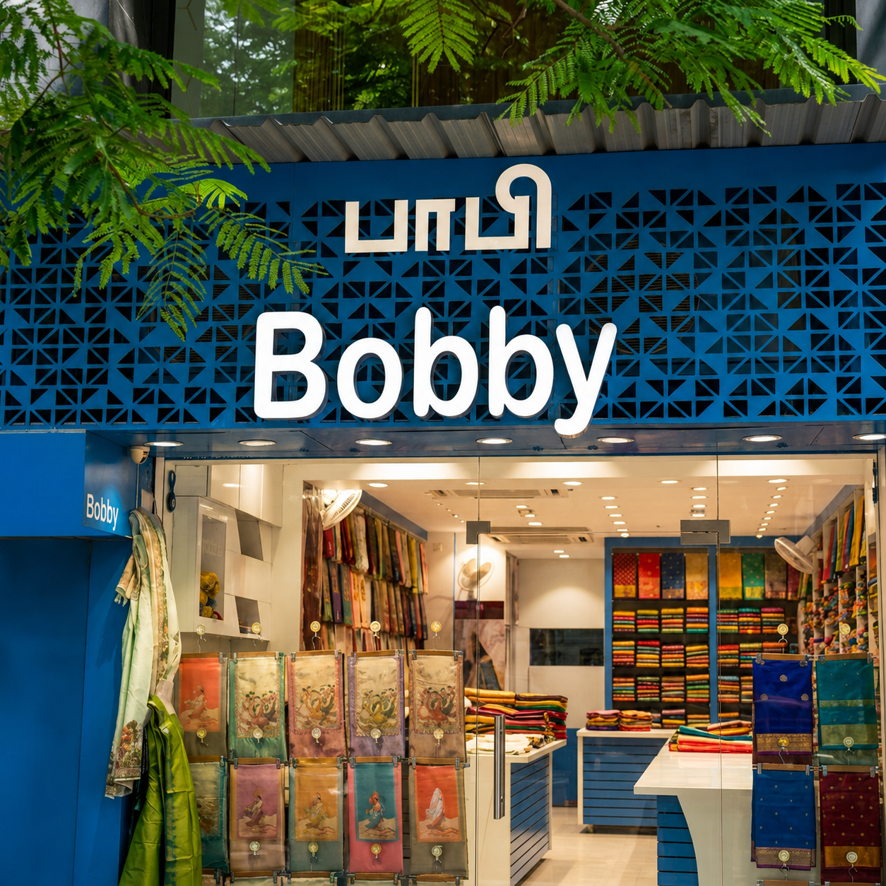Bobby storefront in Pondy Bazaar